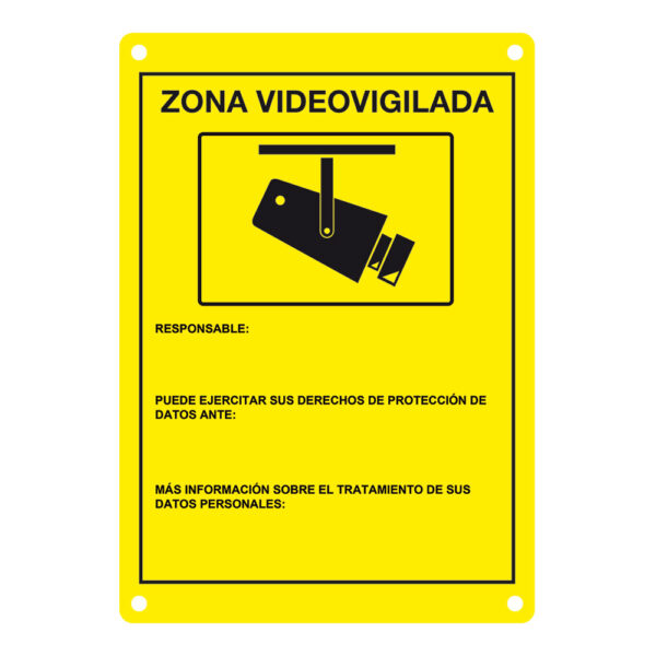 AVISO ZONA VIDEOVIGILADA